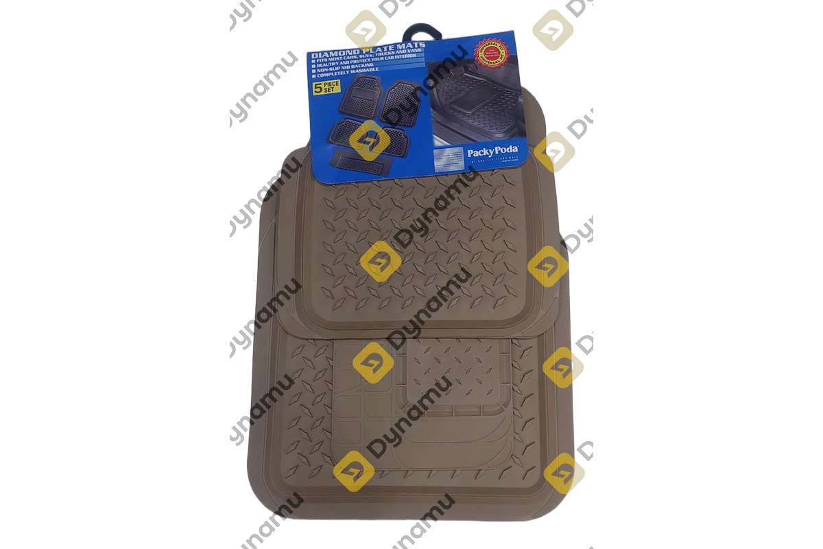 Universal Car Floor Mats - 5 Pack